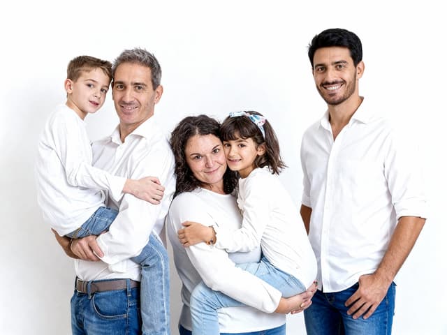 Example merged portrait result